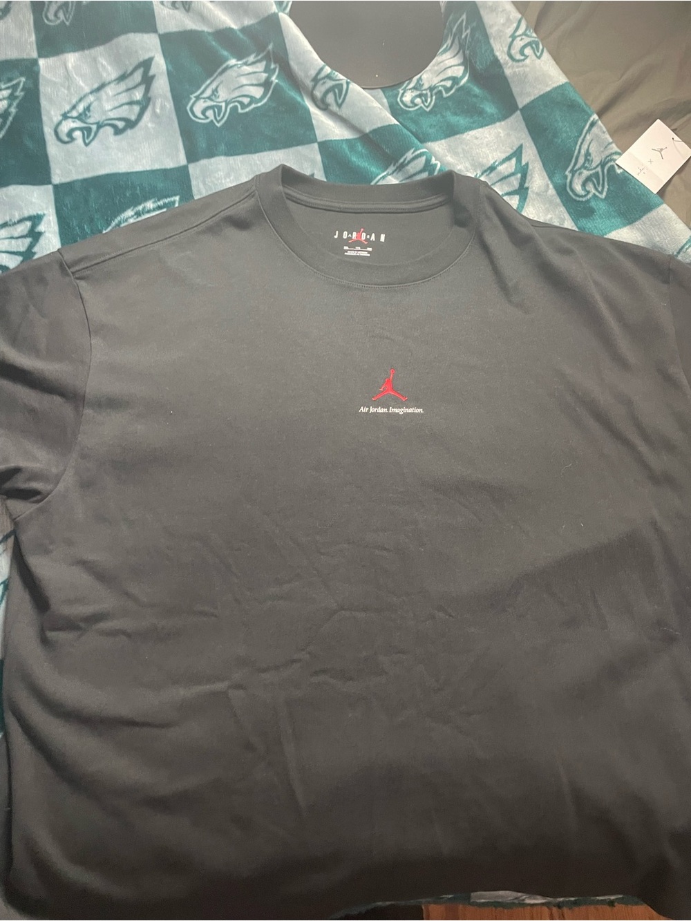 Jordan Black Graphic 'BIKE AIR Brick by Brick' Shirt - Picture 2 of 4